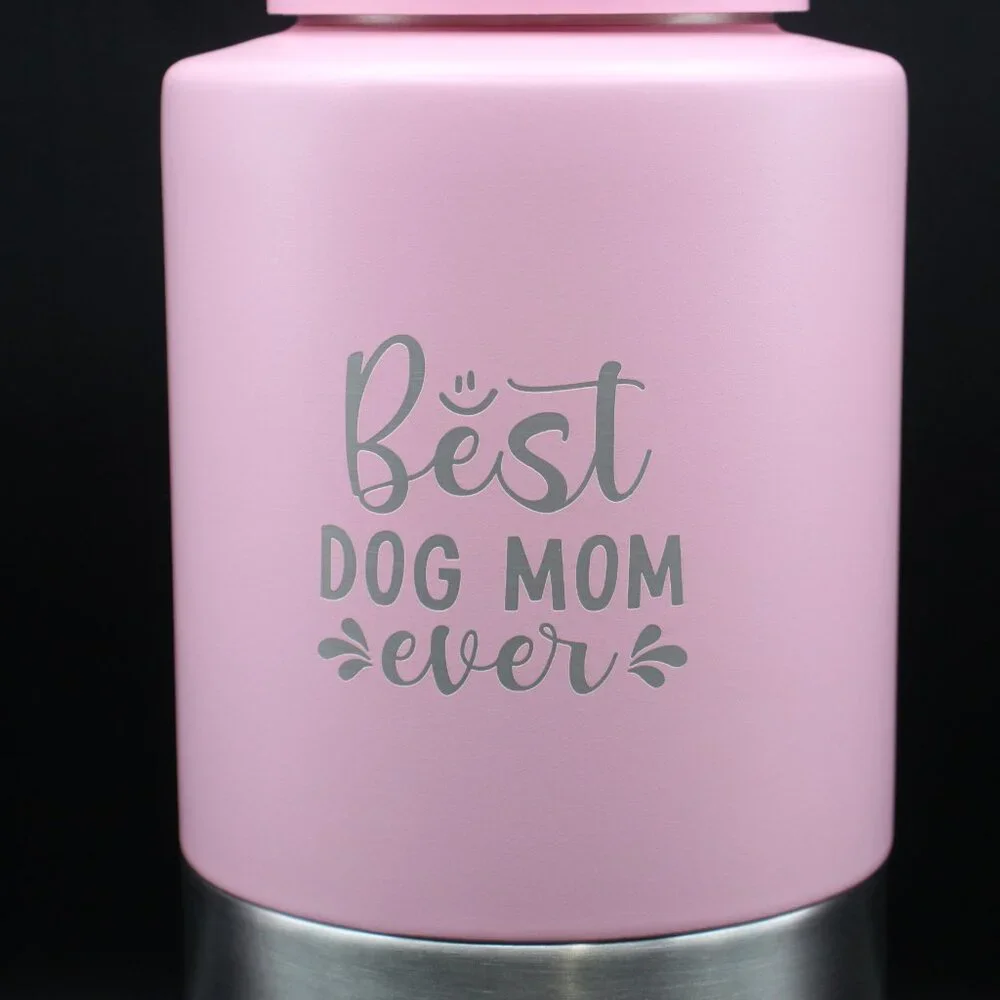 Insulated Dog Travel Water Bottle With Detachable Bowls